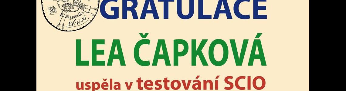 NEJLEPŠÍ V OBECNÝCH STUDIJNÍCH PŘEDPOKLADECH A DRUHÁ NEJLEPŠÍ V ČEŠTINĚ